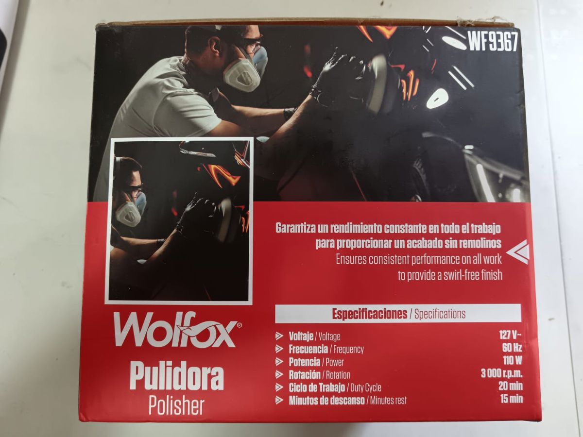 ¡DEJA TU AUTO COMO NUEVO CON LA PULIDORA WOLFOX WF9367! - Imagen 3